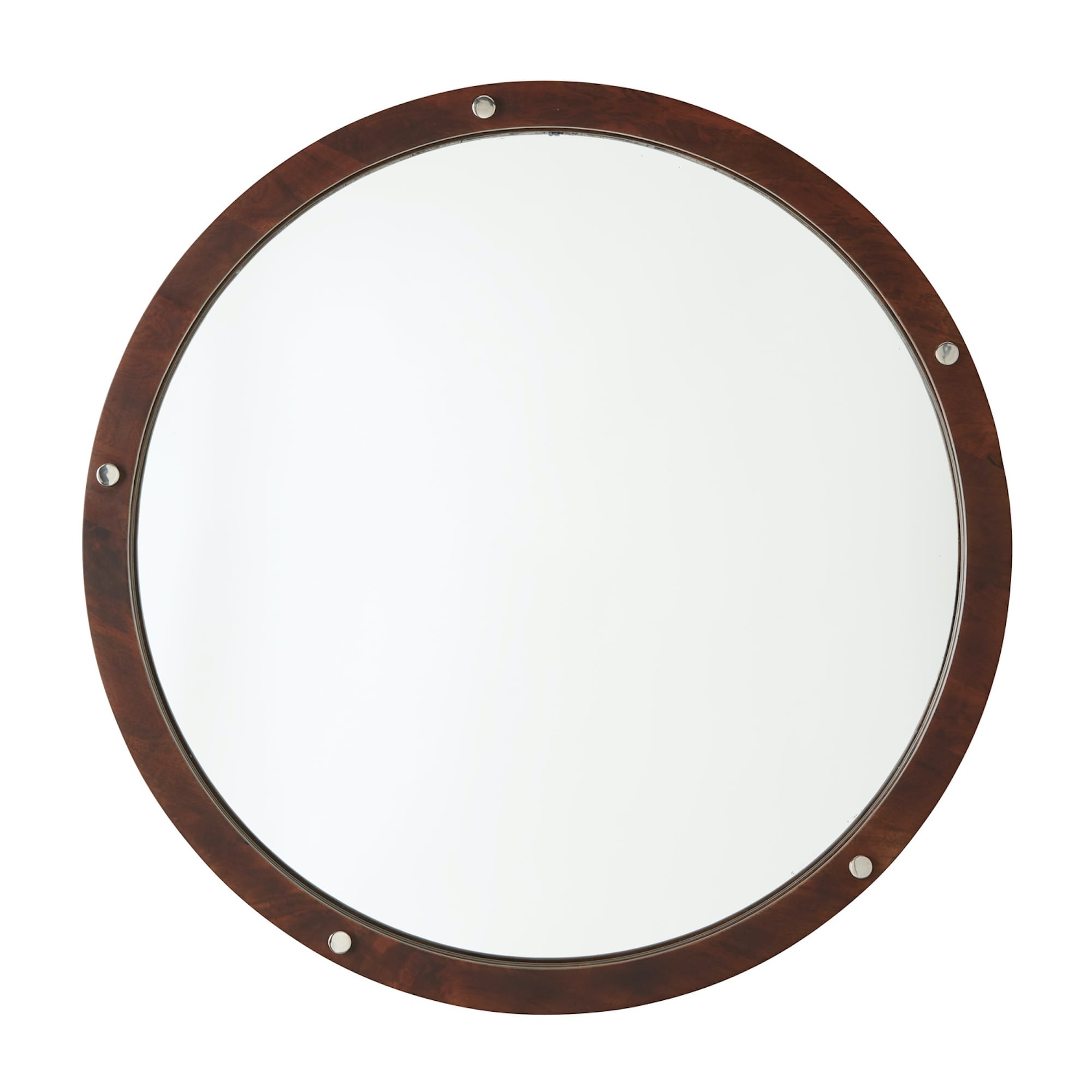 Dark Wood Frame Mirror
